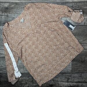 Worthington V Neck 3/4 Sleeve Top Size M